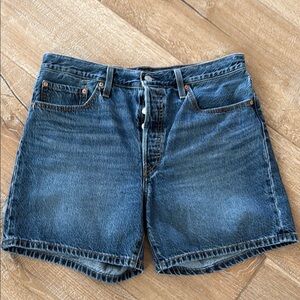 Levi's Blue Denim Shorts